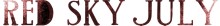 Red Sky July Logo