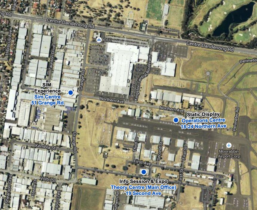 Melbourne Academy Map