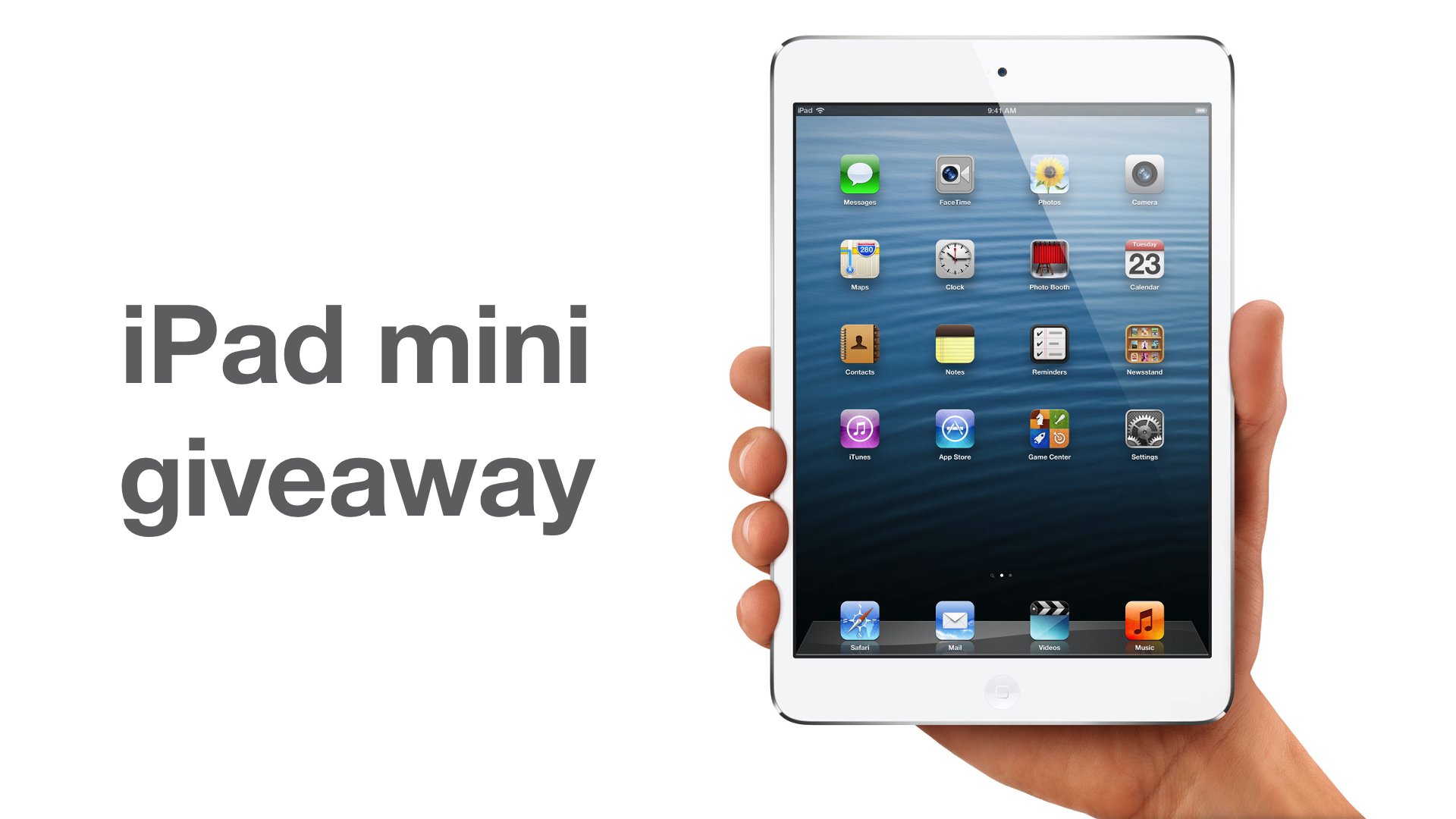 Win an iPad Mini