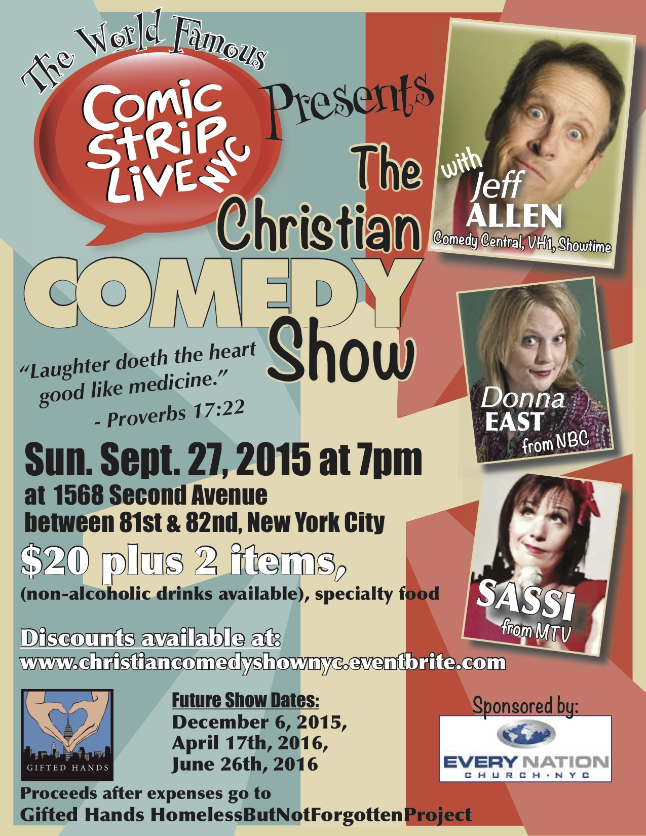 Tickets The Christian Comedy Show in New York City, NY iTickets