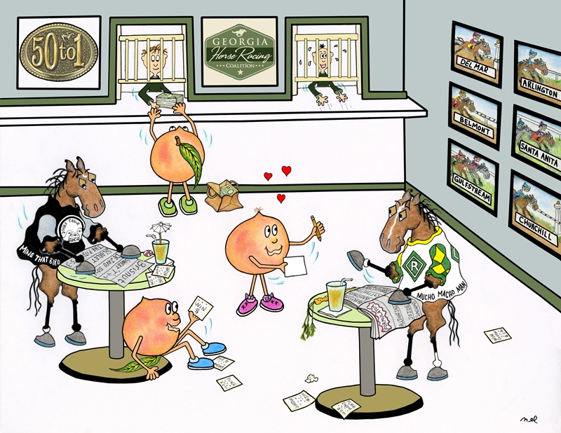 50 to 1 Cartoon by Daily Racing Funnies