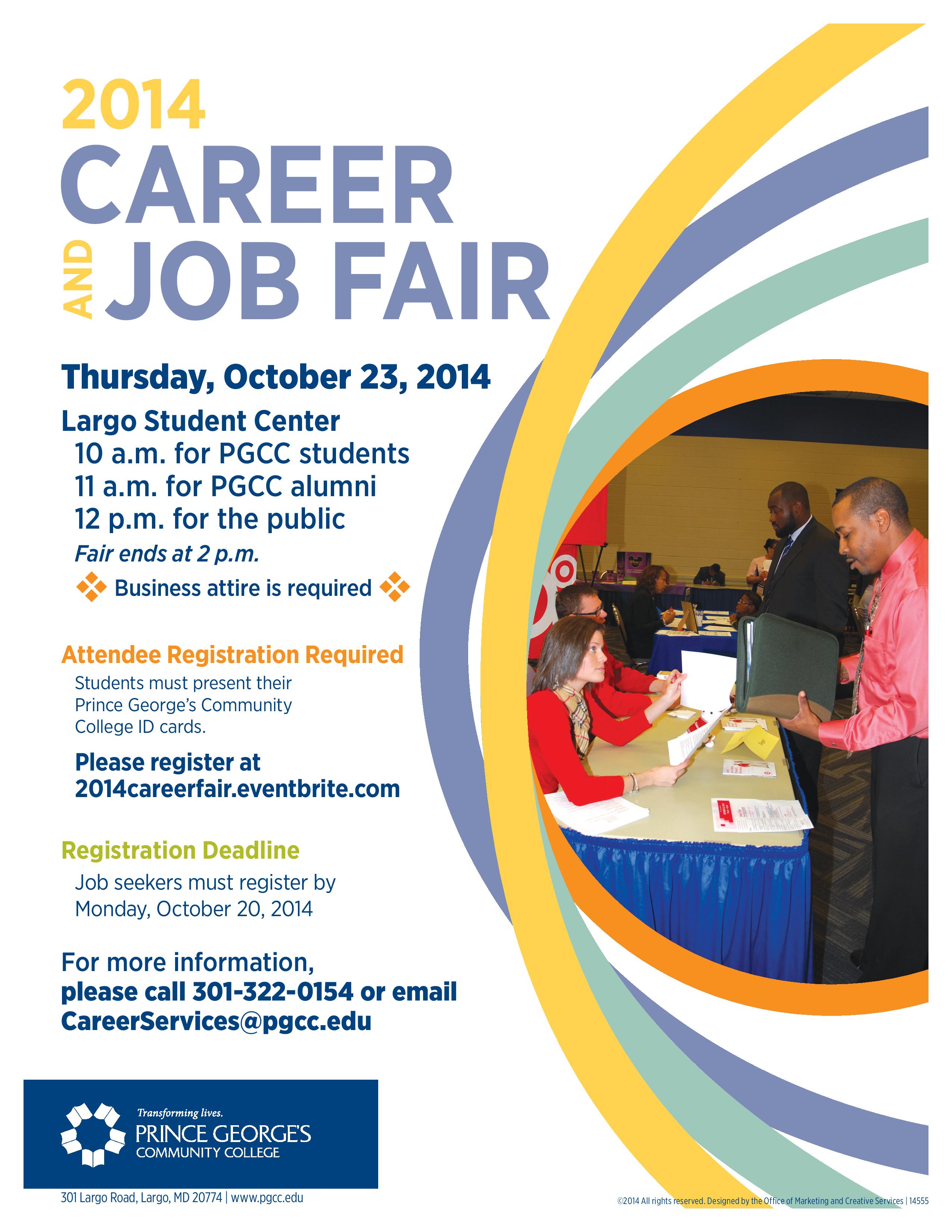 Prince George's Community College 2014 Career and Job Fair Tickets, Thu ...