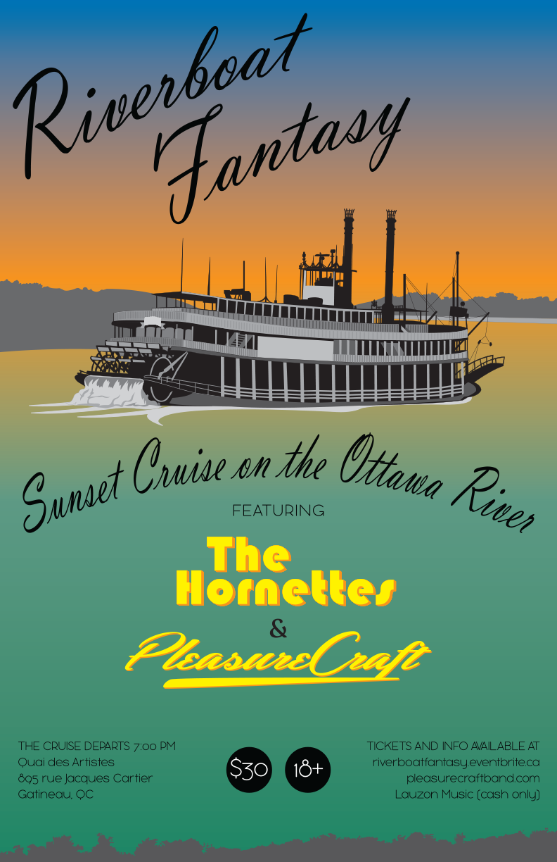 Riverboat Fantasy Poster