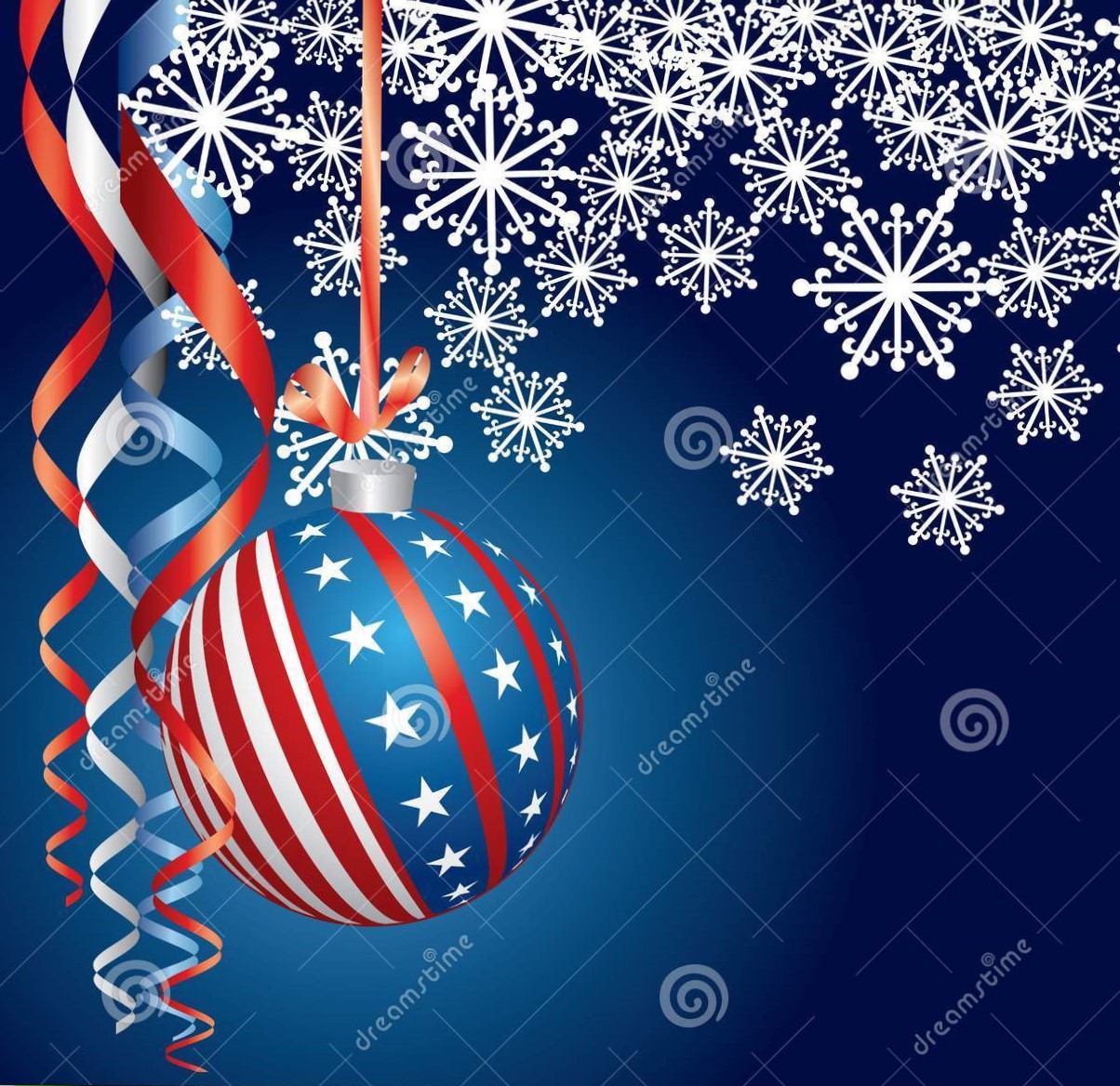 Patriot Christmas decorations