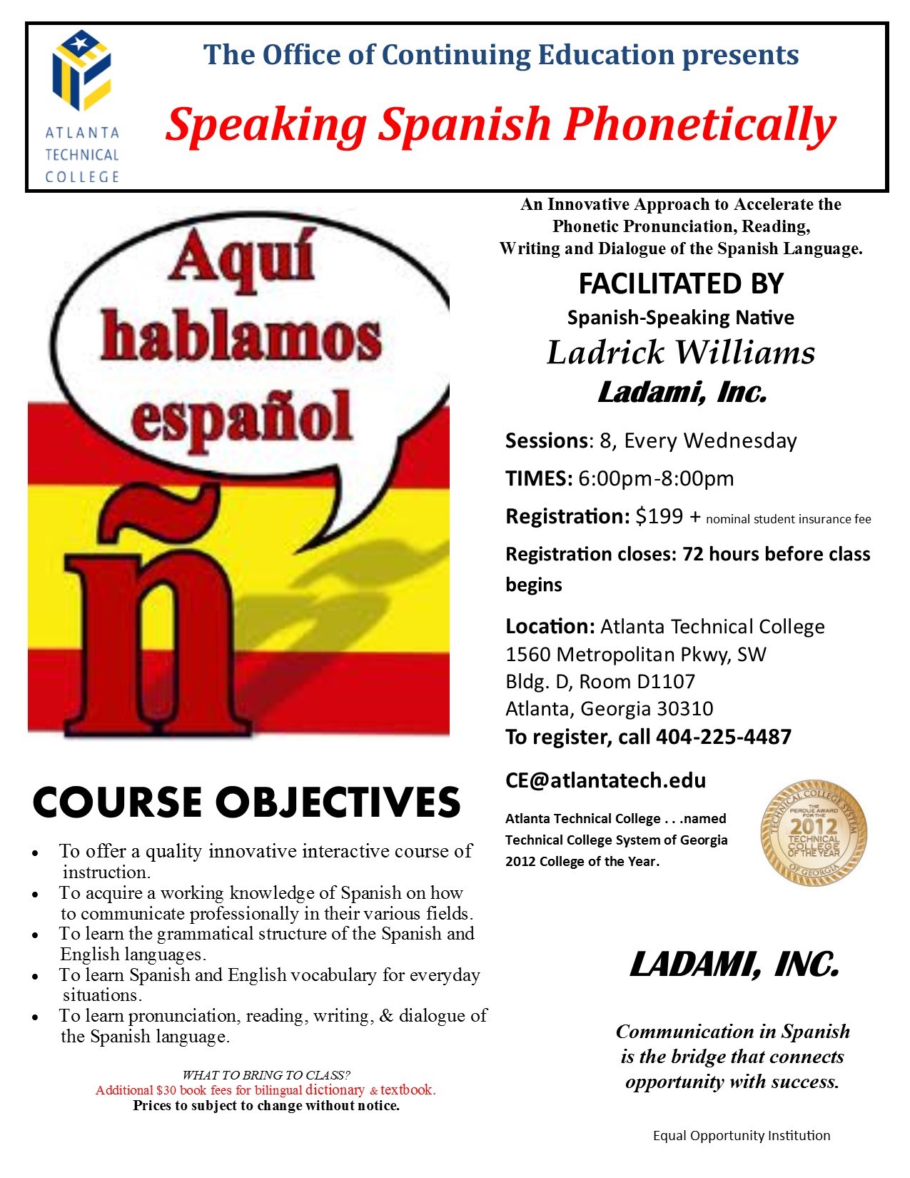 Speaking Spanish 12 APR 2017