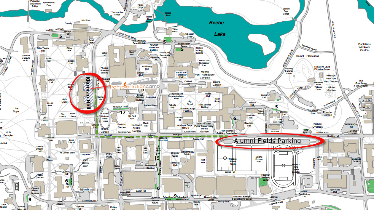 Cornell Campus Map