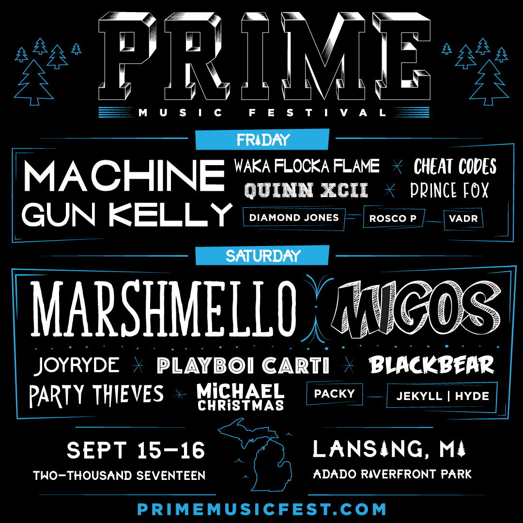 PRIME MUSIC FESTIVAL Lansing 15 SEP 2017