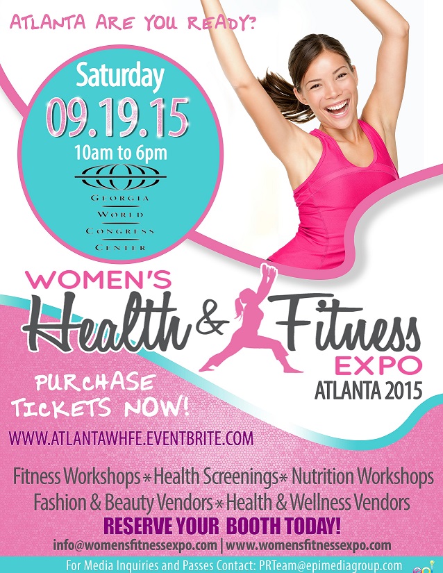 Women's Health & Fitness Expo Atlanta Tickets, Sat, Sep 19, 2015 at 10