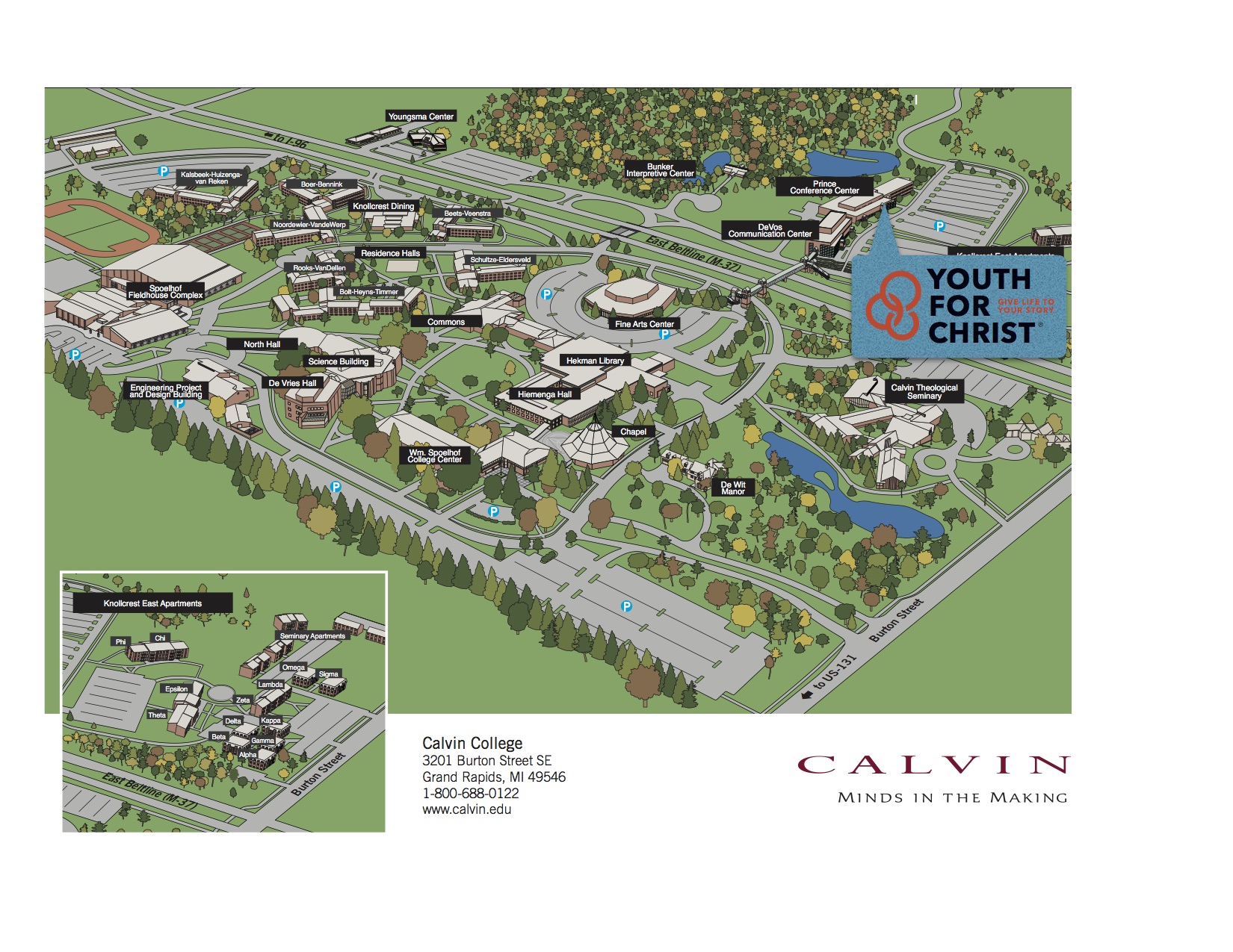 Printable Map Of Calvin College Free Printable Templates