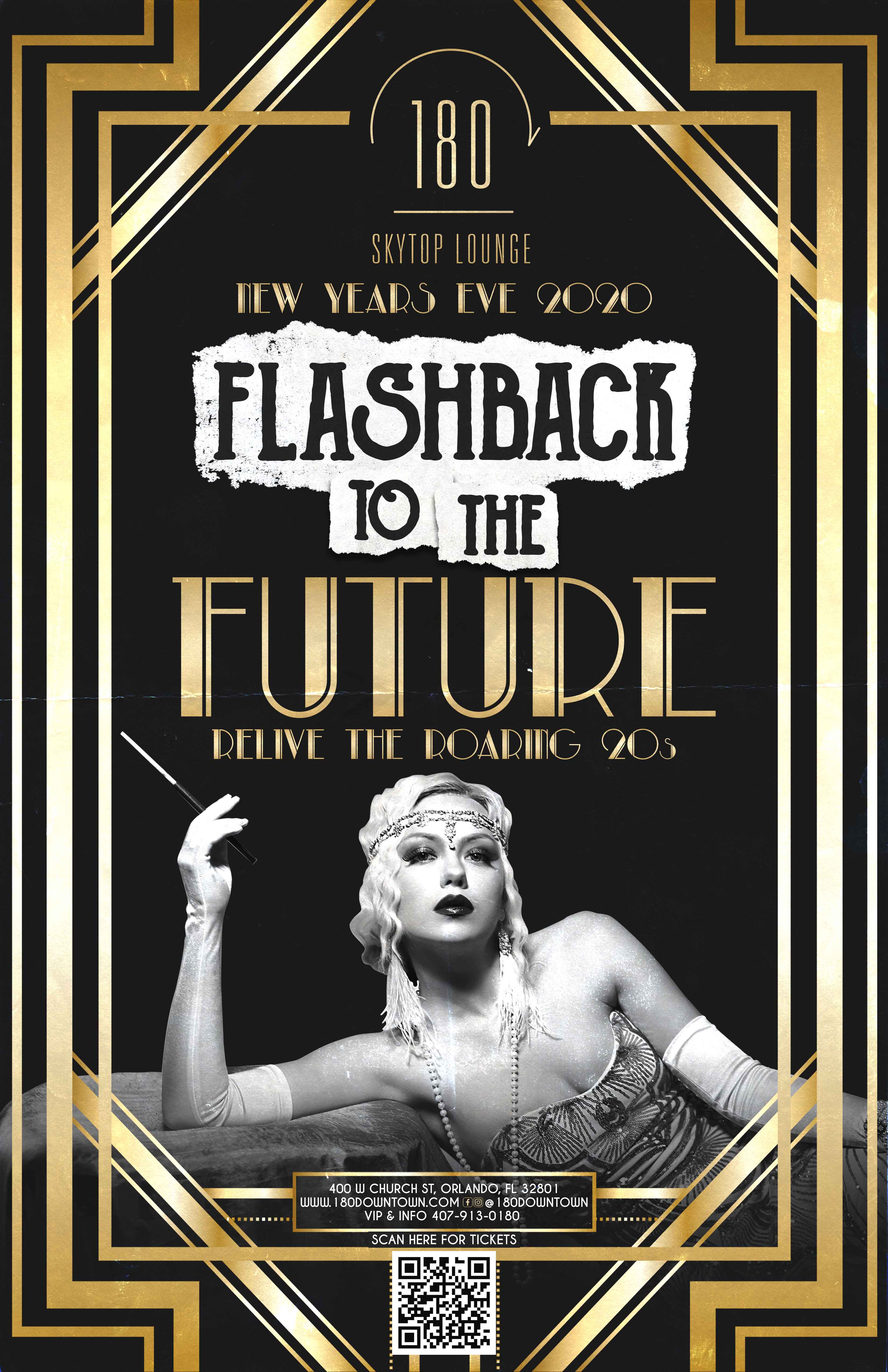 One80 Skytop Lounge NYE Party 2020 | Roaring 20's | Downtown Orlando 