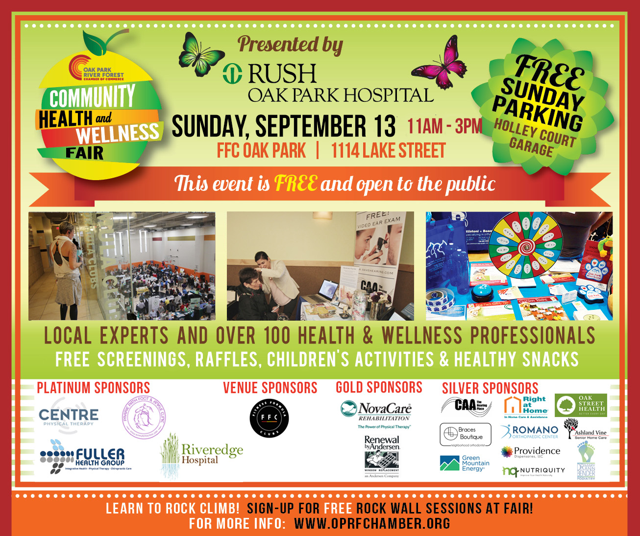 OPRF Chamber Presents: Community Health & Wellness Fair ...