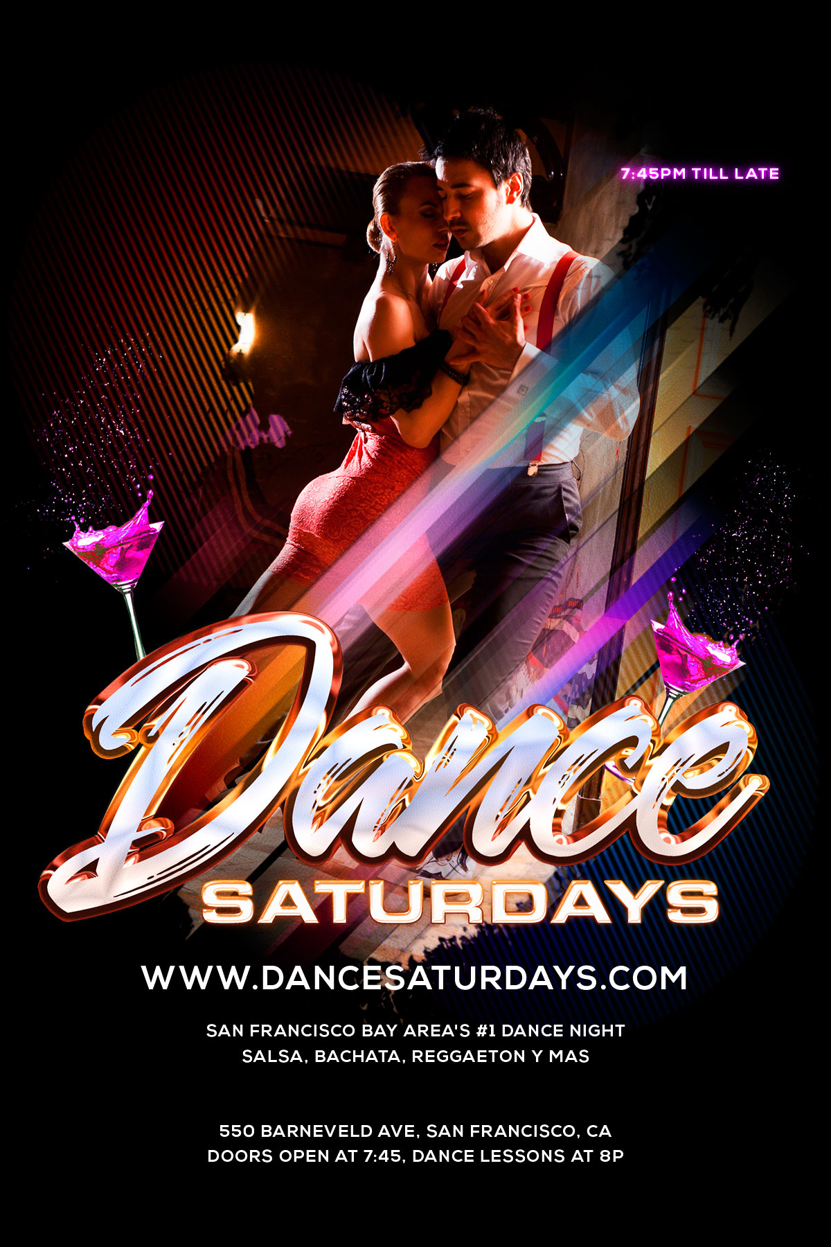 Dance Saturdays, 550 Barneveld, SF, 21+