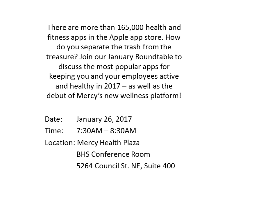 Mercycare Wellness Roundtable Technology In The Description