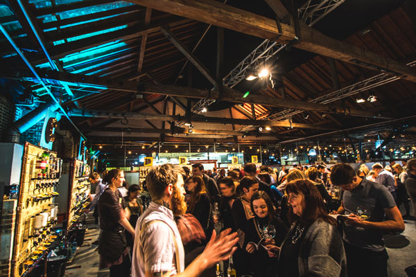 A view of what the floor looks like at GinFestival