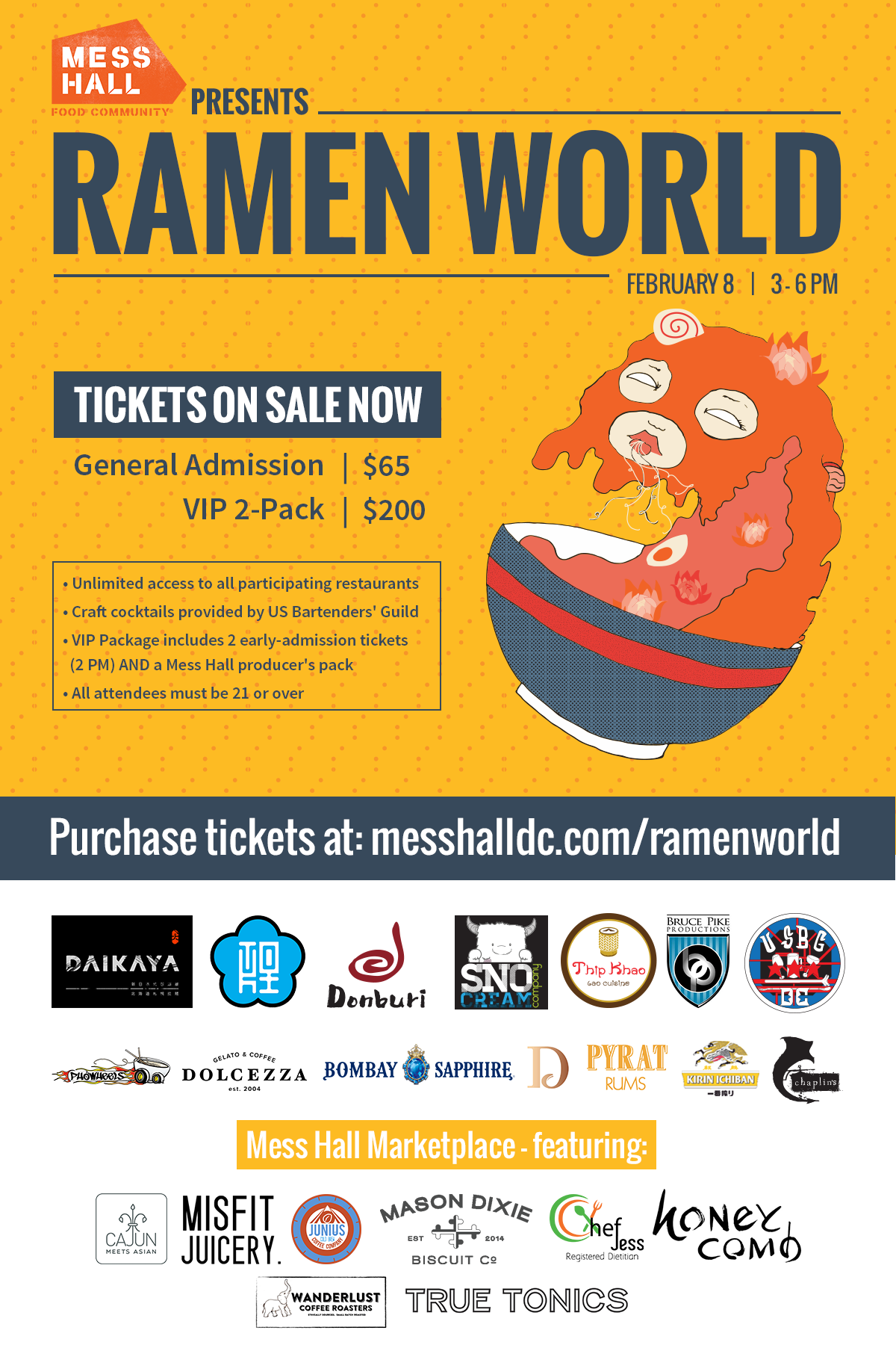Mess Hall Presents Ramen World Eventbrite