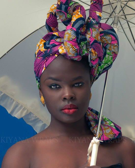 African Turban / Head wrap at Focus Africa 8th Year Anniversary - Saturday 1st December 2018