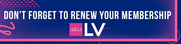 Don't Forget to Renew Your AIGA Membership