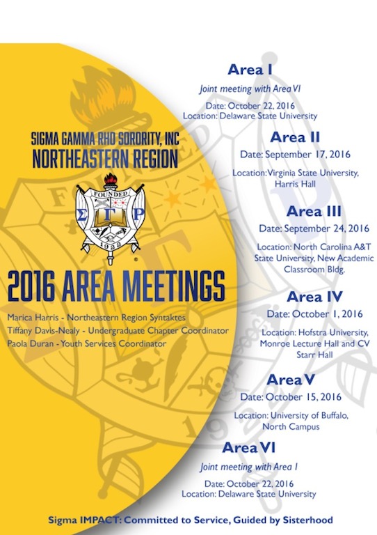 SGRHO Northeastern Region Area I & VI Meeting 2016 Tickets, Sat, Oct 22