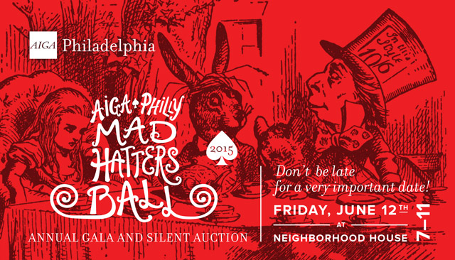 AIGA Philly Mad Hatters Ball