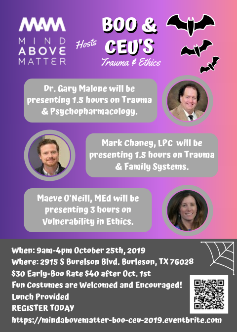Boo and CEU Flyer