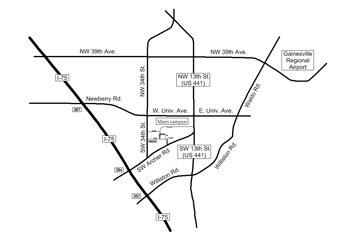 Alachua map