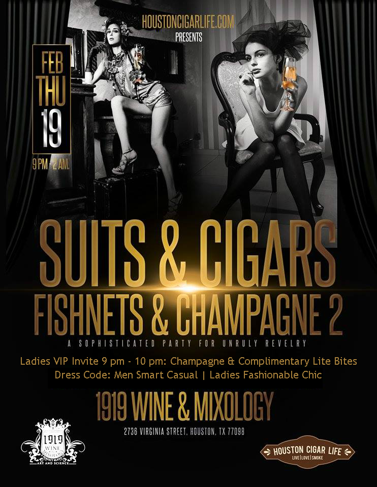 Houston's Cigar Party Suits & Cigars 2 Eventbrite