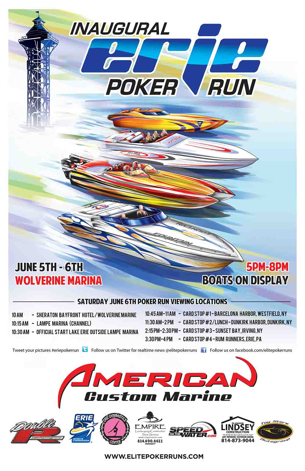 Erie poker run