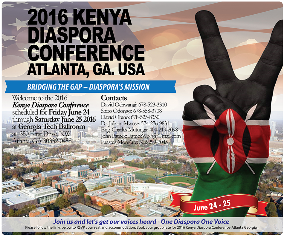 2016 KENYA DIASPORA CONFERENCE Tickets, Fri, Jun 24, 2016 at 800 AM