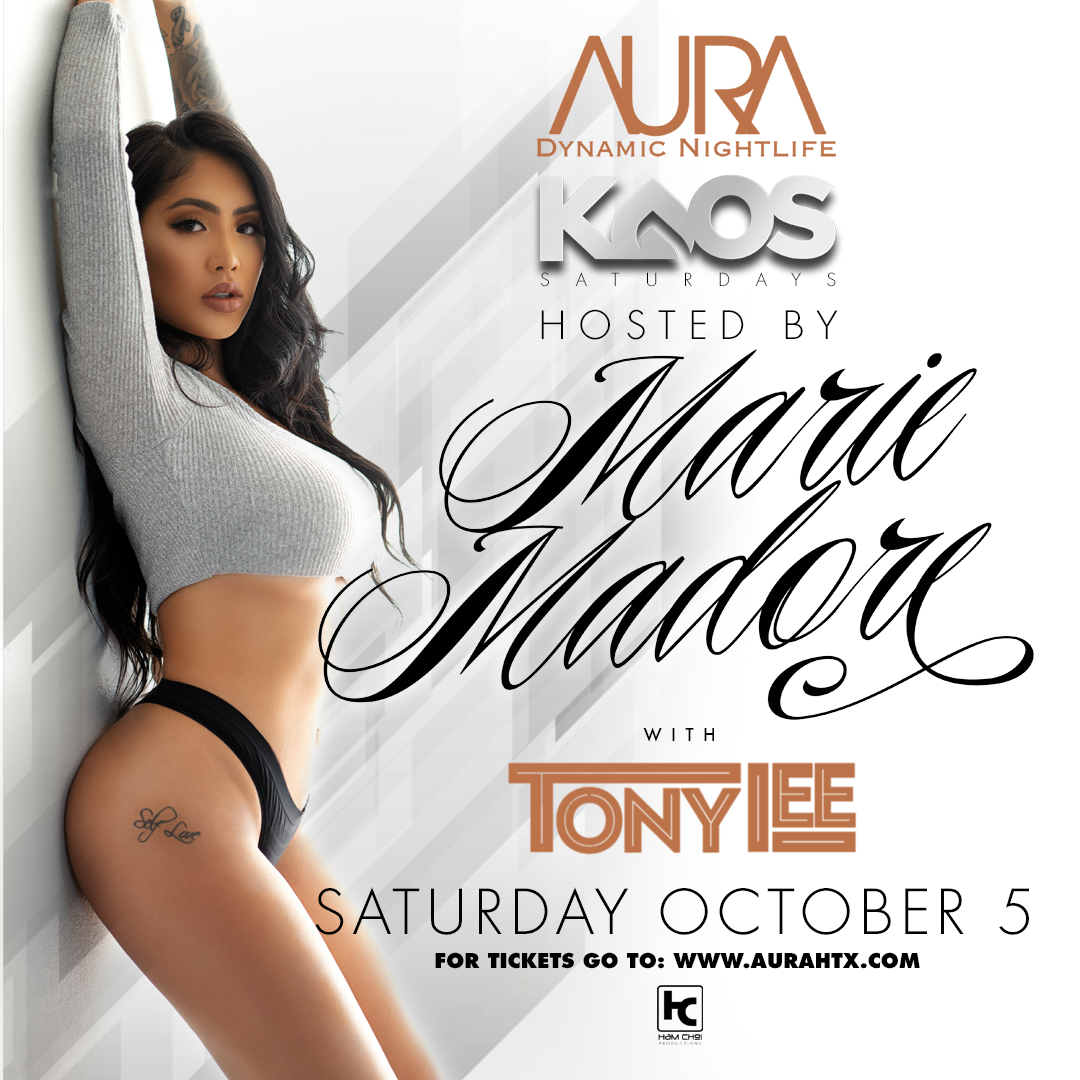 KAOS Saturdays hosted by Marie Madore ft. Tony Lee |10.05.19| - 5 OCT 2019