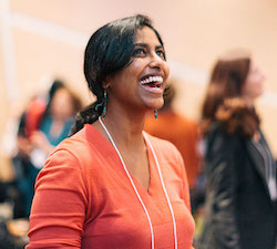 smiling woman