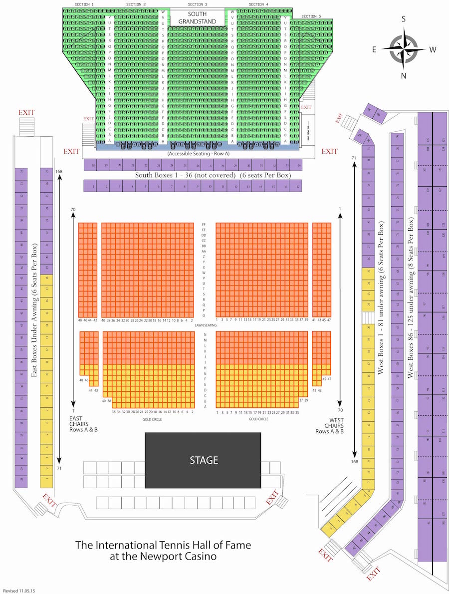 Jazz Festival Seating Chart