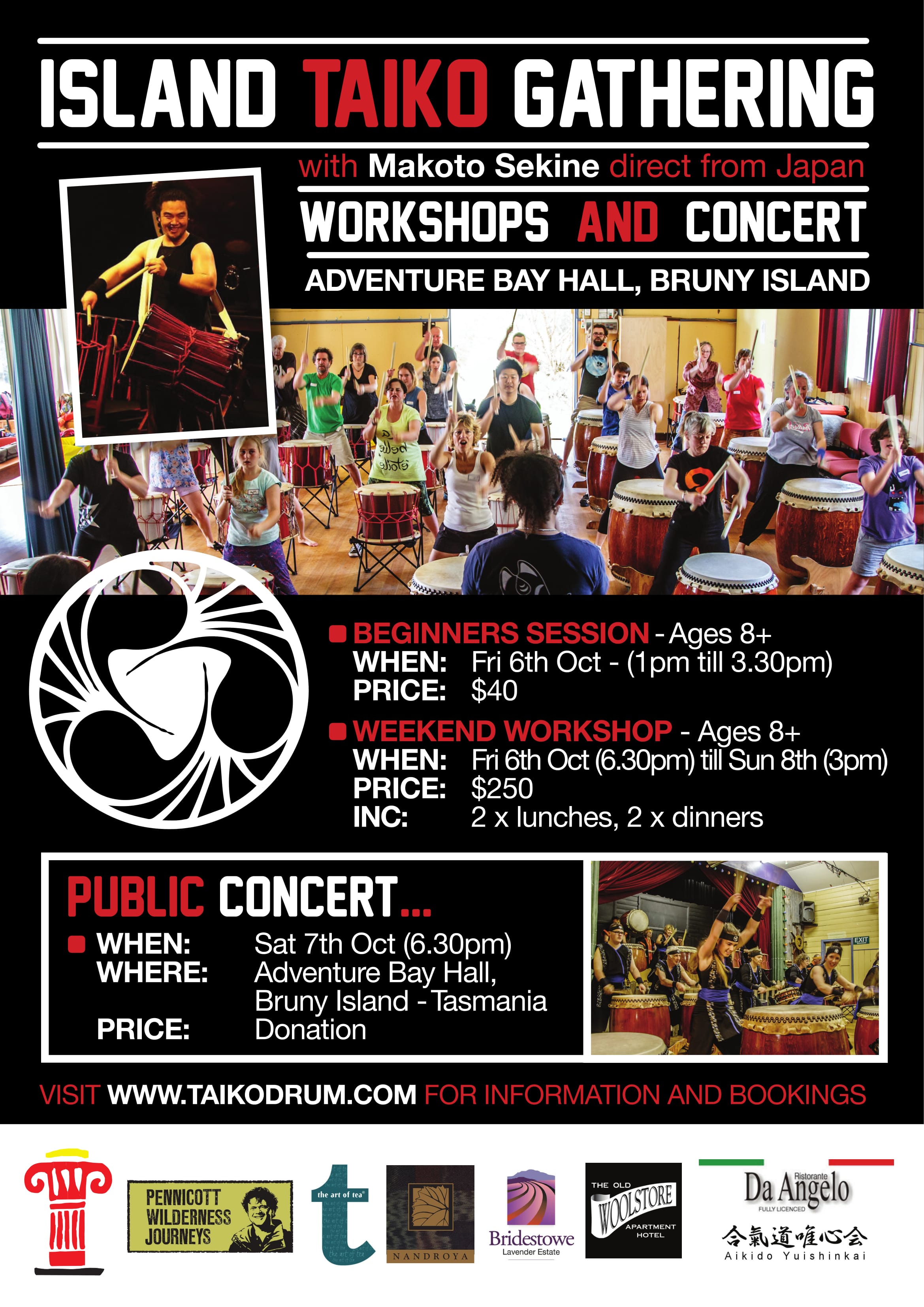 Island Taiko Gathering Poster 2017