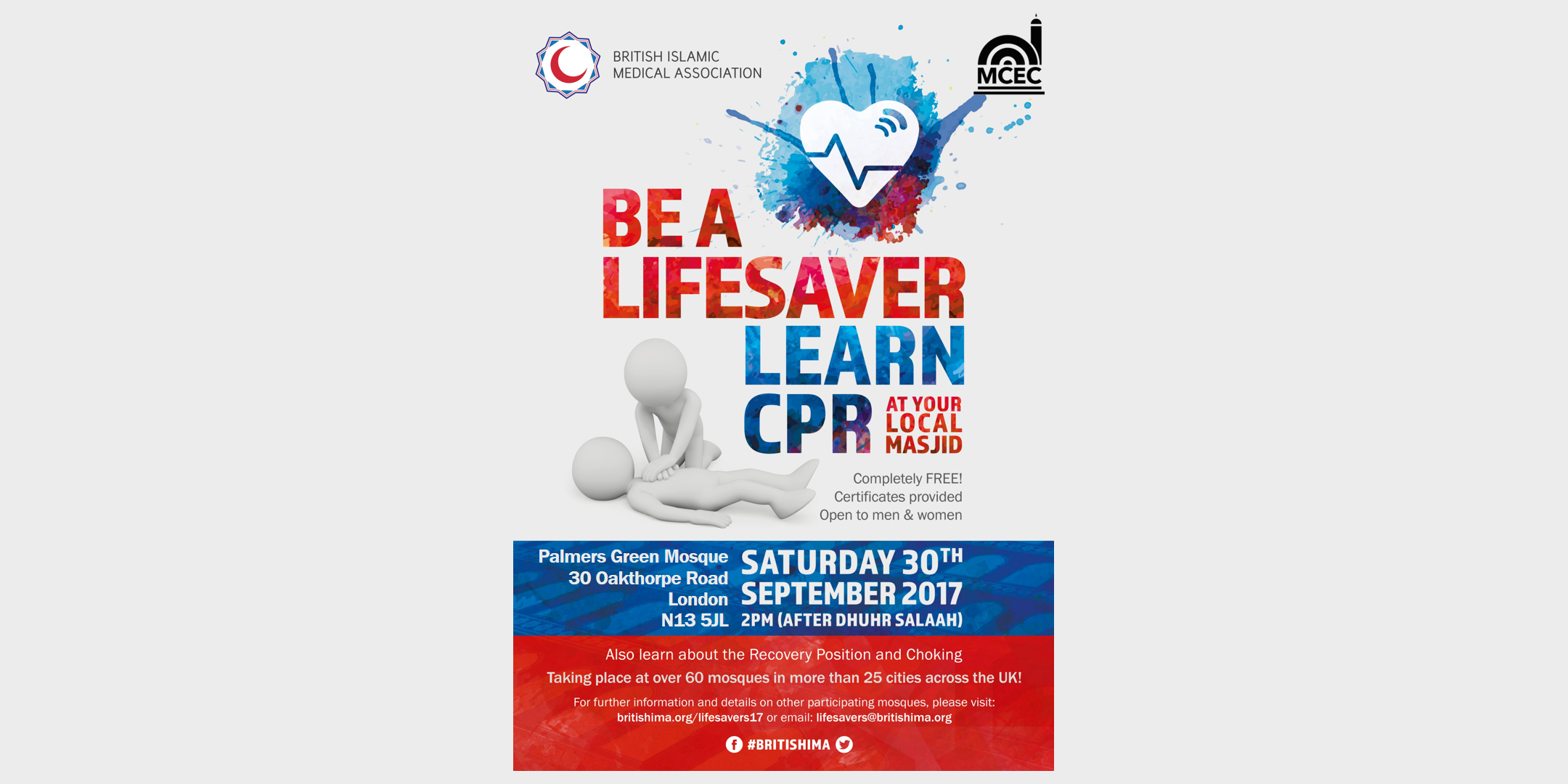BIMA Lifesavers Course: Palmers Green Mosque