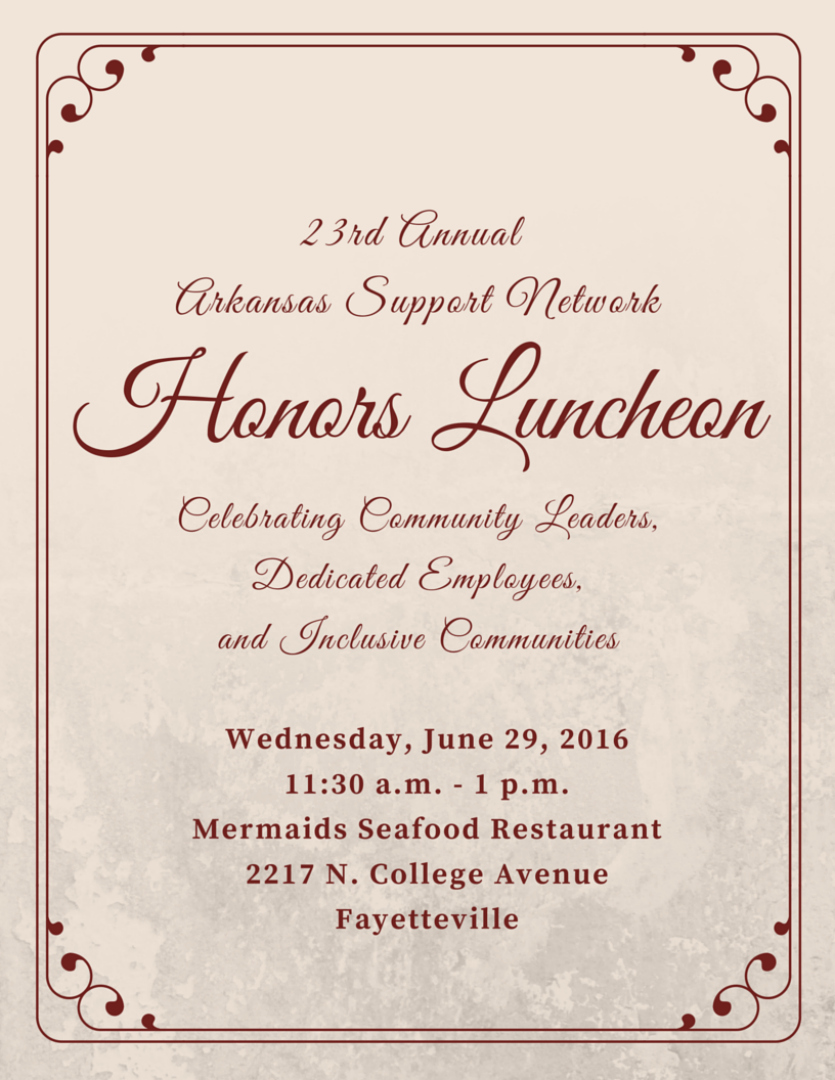 Invitation to 23rd Annual ASN Honors Luncheon