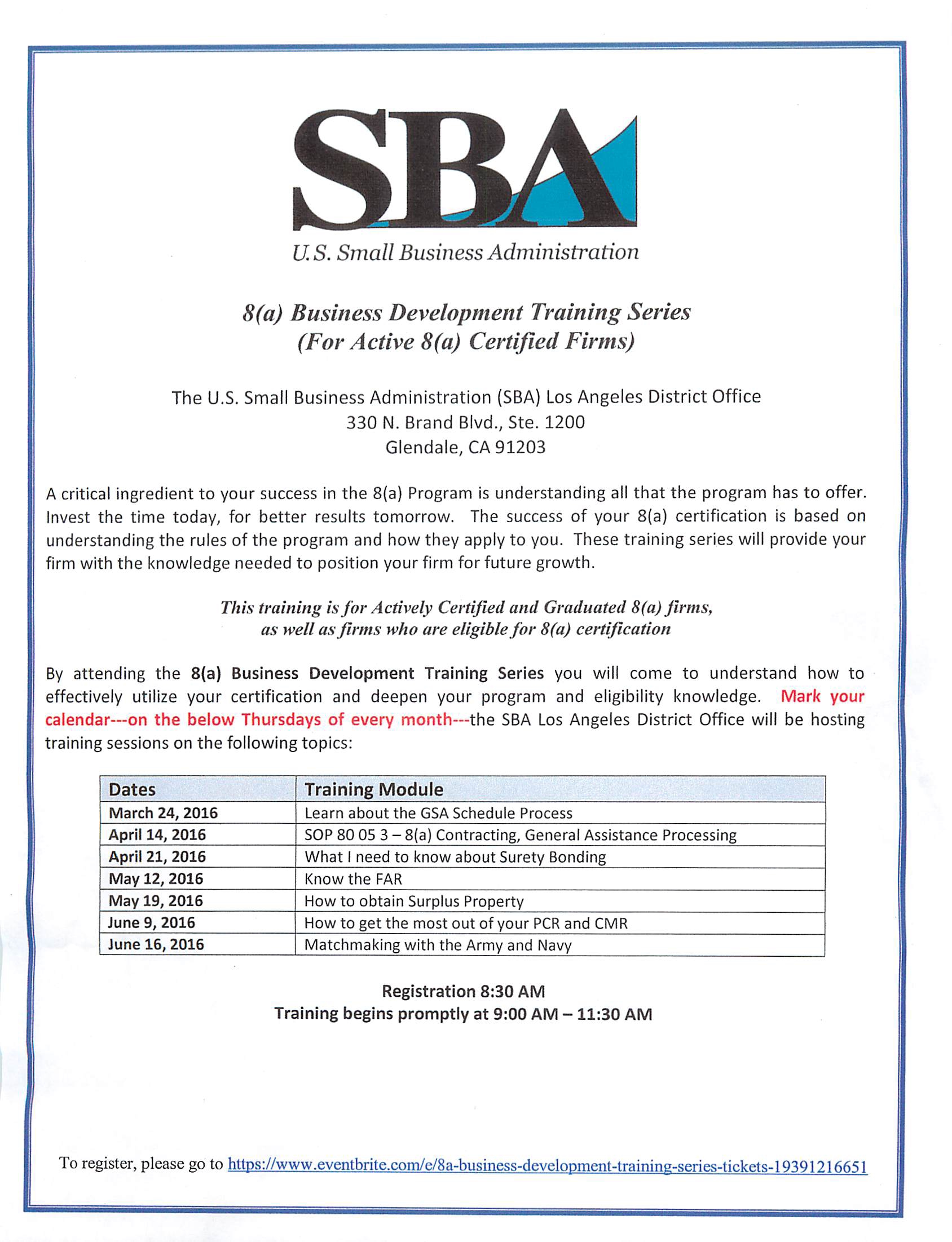 Sba 8a business plan template