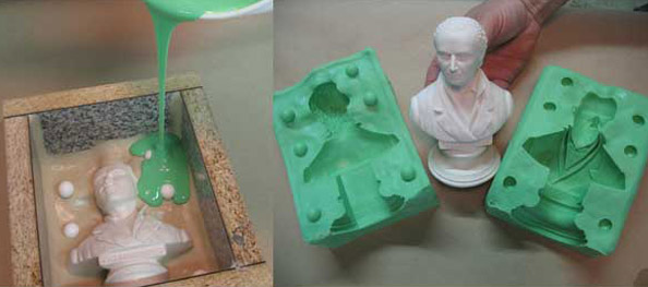 Latex casting mould material Latex casting mould material