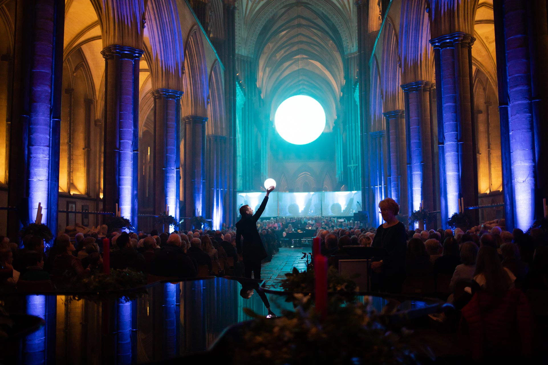 The Light Art Installation, Salisbury Cathedral