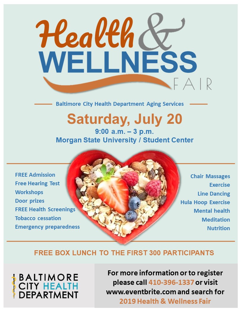 2019 Health & Wellness Fair - 20 JUL 2019