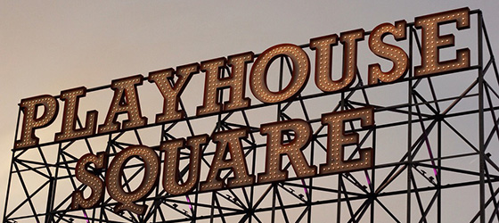 Playhouse Square sign