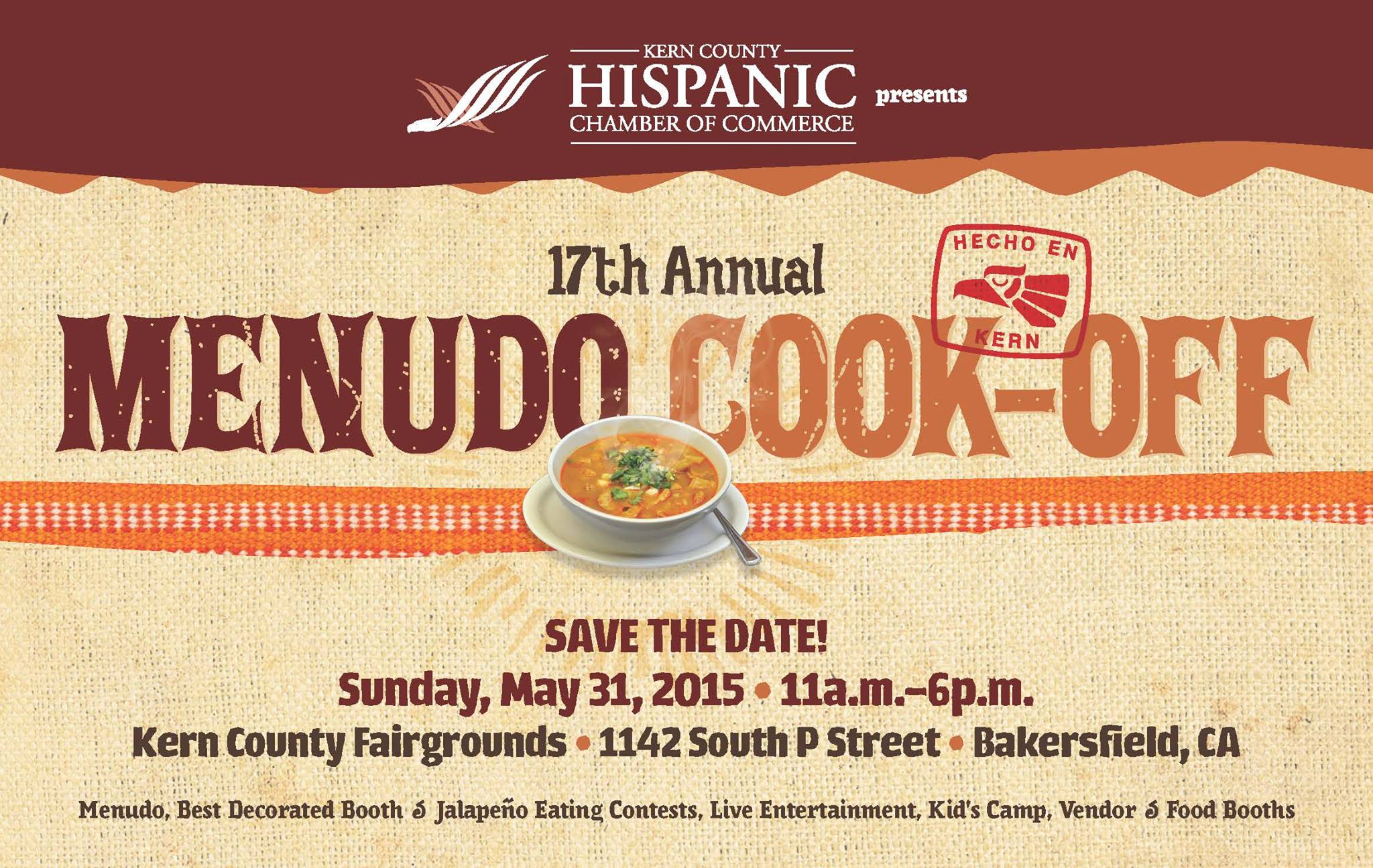 Kern County Hispanic Chamber 15th Annual Latino Food Festival & Menudo