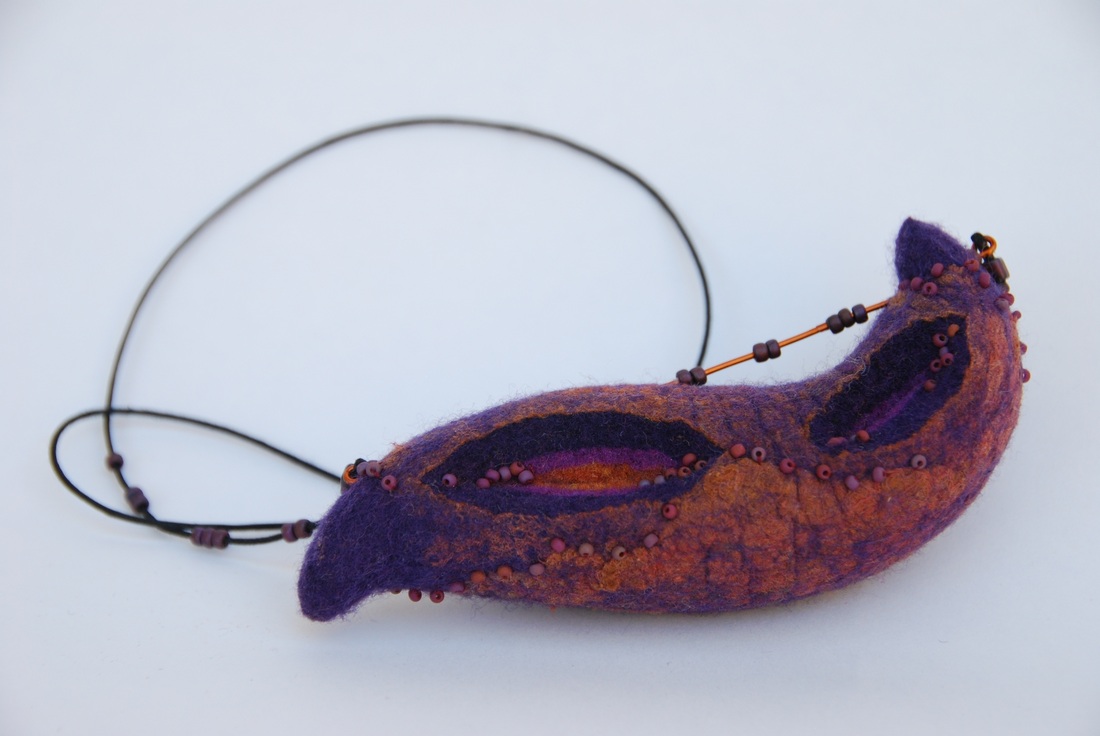 Felted Pendant