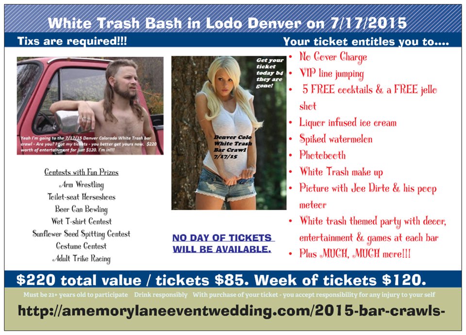 Image result for white trash bash denver