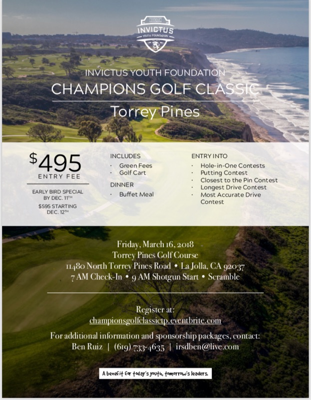 IYF Champions Golf Classic Torrey Pines