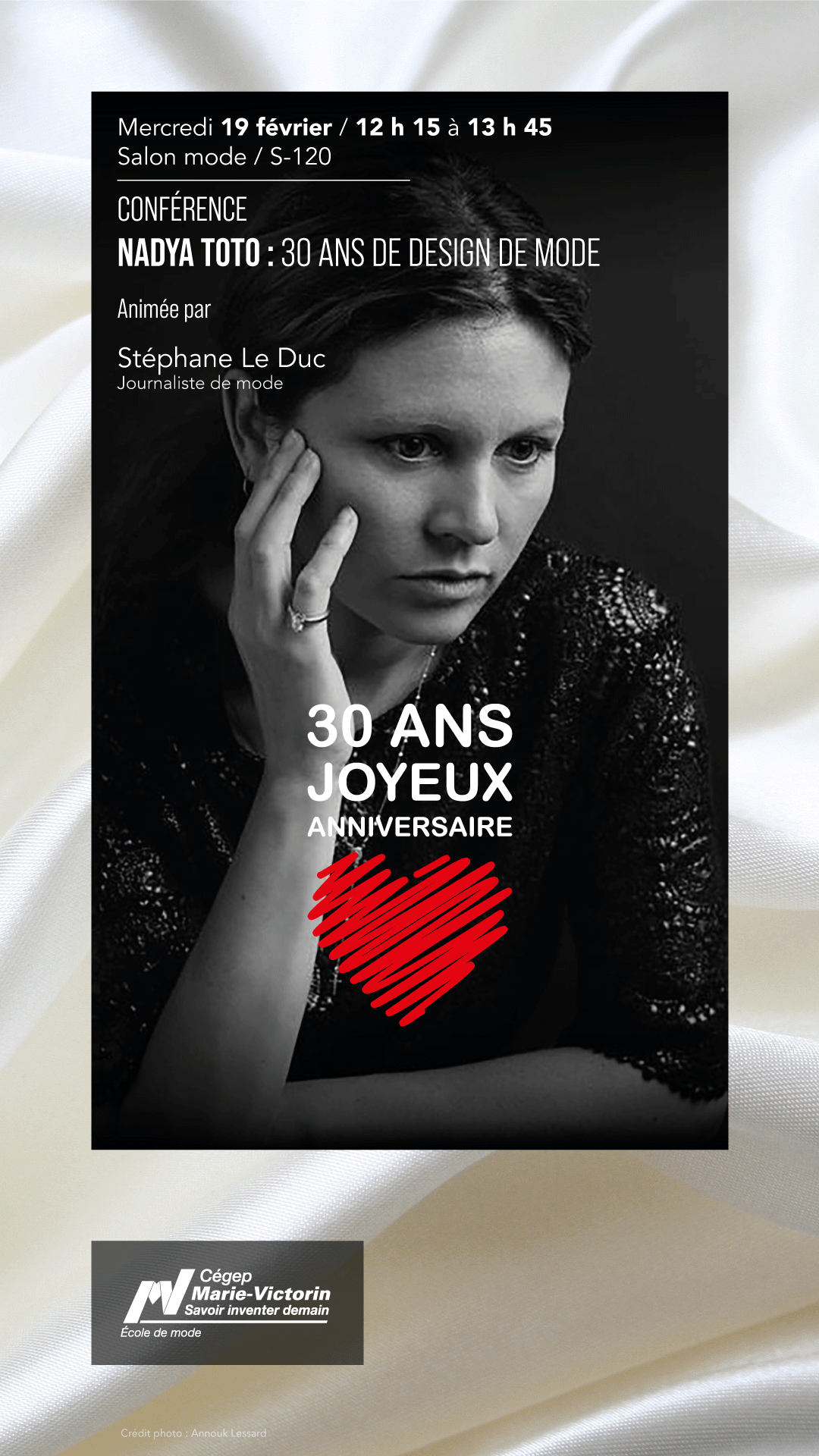 Nadya Toto : 30 années de design de mode