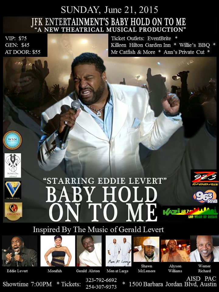 Gerald Levert Baby Hold On To Me Baby Hold On To Me Flyer