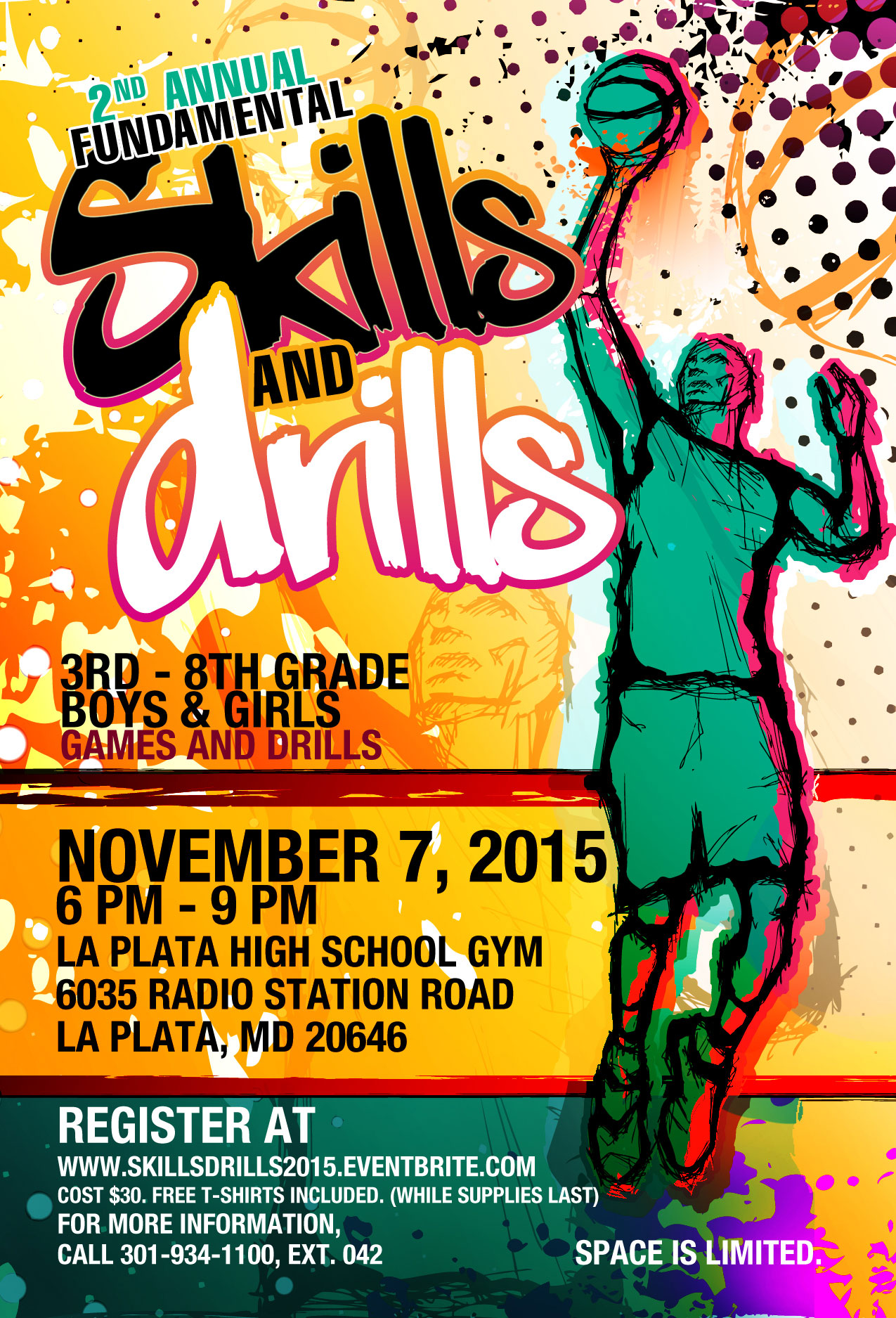 Skills & Drills Basketball Clinic Tickets, Sat, Nov 7, 2015 at 600 PM
