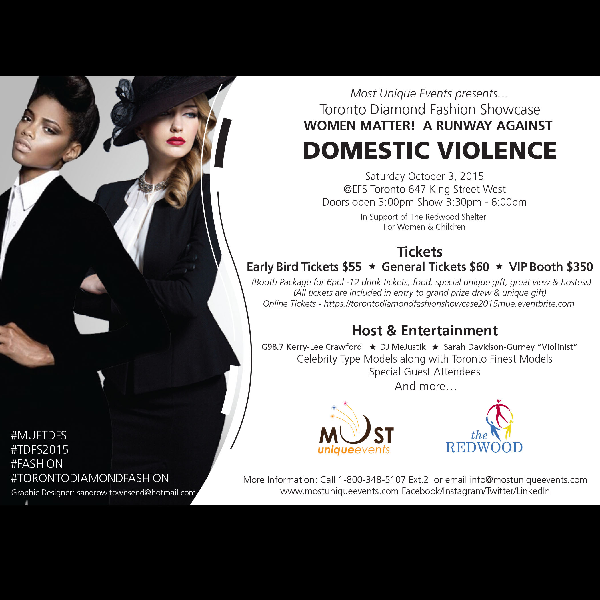 Toronto Diamond Fashion Showcase Women Matter! A Runway Against