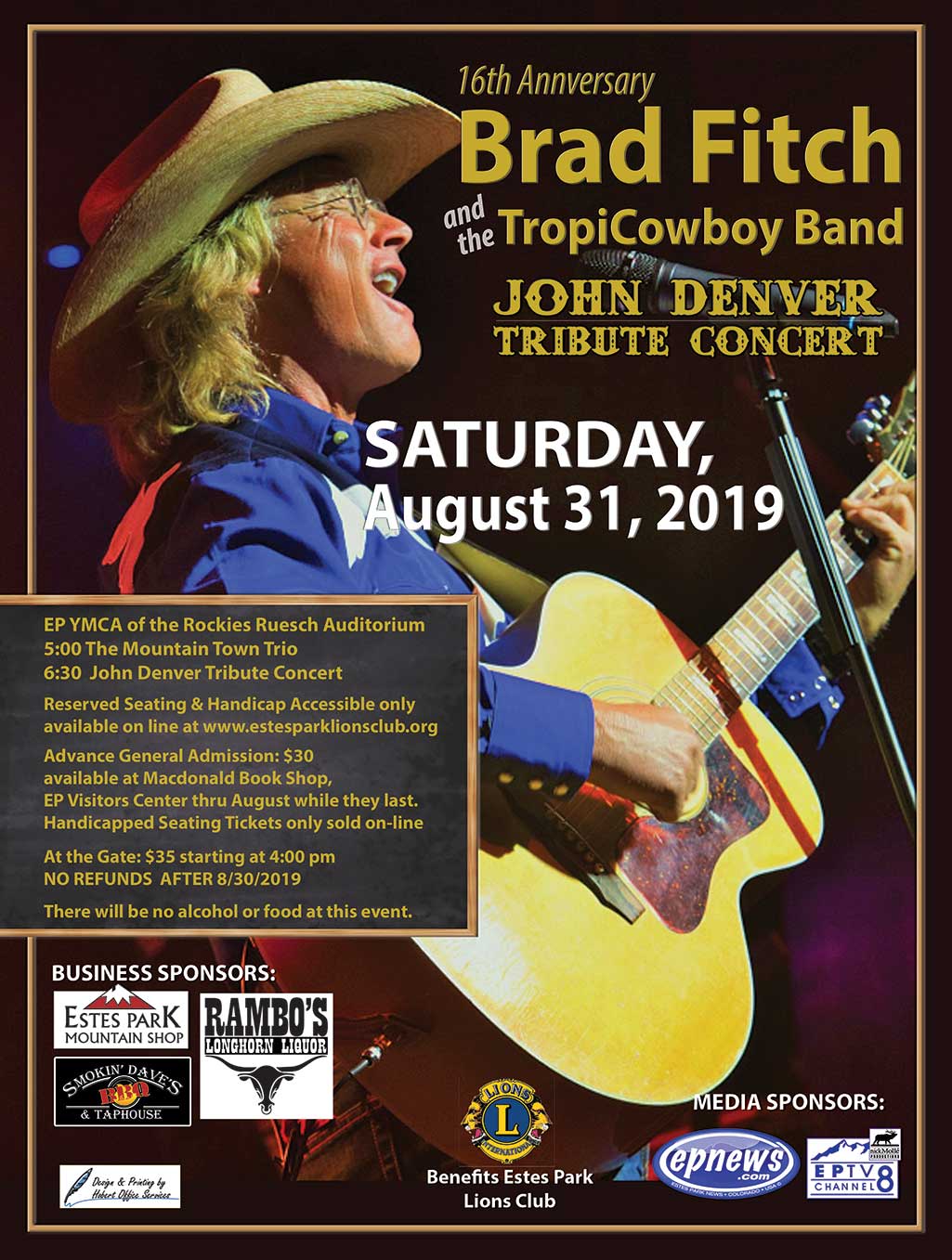 John Denver Tribute Concert Poster