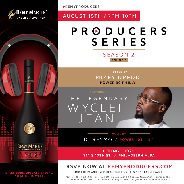 Remy Producers Invite - Lounge 1925 Philly 08/15/16