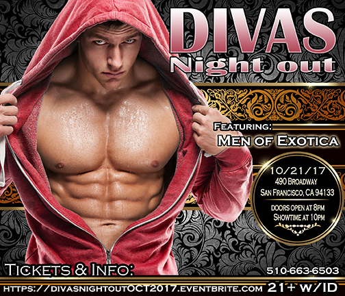Divas Night out 10-21-17 with Men of Exotica